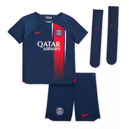 Paris Saint-Germain Kylian Mbappe #7 Domaci Dres za Dječji 2023-24 Kratak Rukavima (+ kratke hlače)